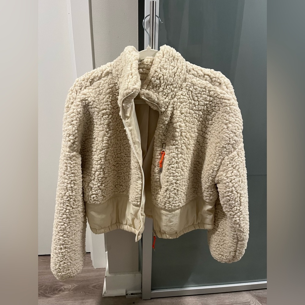 Cropped Sherpa jacket